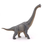figurine dinosaure papo brachiosaure, couleur gris, taille 40 cm, peinte a la main