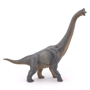 figurine dinosaure papo brachiosaure, couleur gris, taille 40 cm, peinte a la main