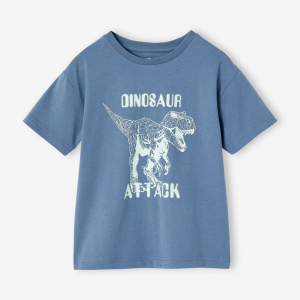 t-shirt enfant dinosaure enfant bleu